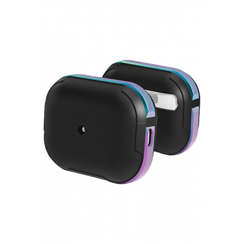 Airpods 3 (3.nesil) MO-A8 Armor Kılıf - Rainbow-(5796)