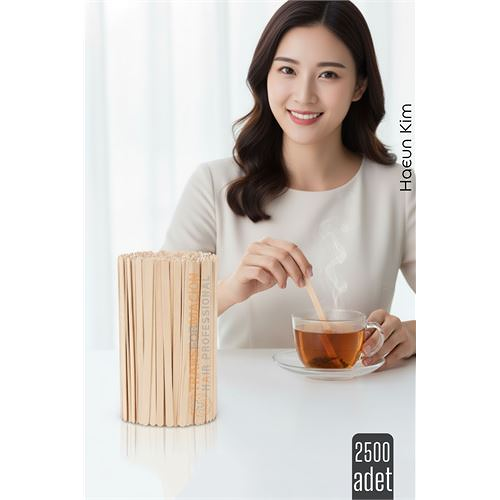 Ahşap Karıştırıcı Kaşık – 2500’lü Paket | Çay Kahve ve Servis İçin Hijyenik ve Pratik!