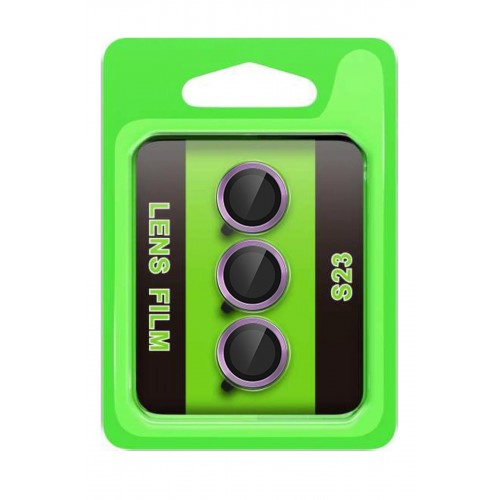 Samsung Galaxy S23 Raze Metal Kamera Lens - Mor-(5796)