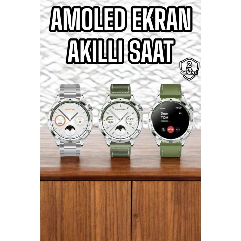 Akıllı Saat Sesli Görüşme Uyku ve Sağlık Takibi NFC Uyumlu