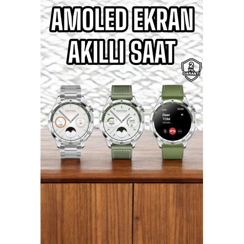 Akıllı Saat Sesli Görüşme Uyku ve Sağlık Takibi NFC Uyumlu