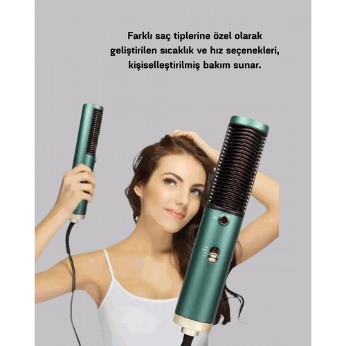 Güçlü İyonik Saç Kurutma Makinesi 3 Kademeli Isı ve 360° Dönebilen Kablo