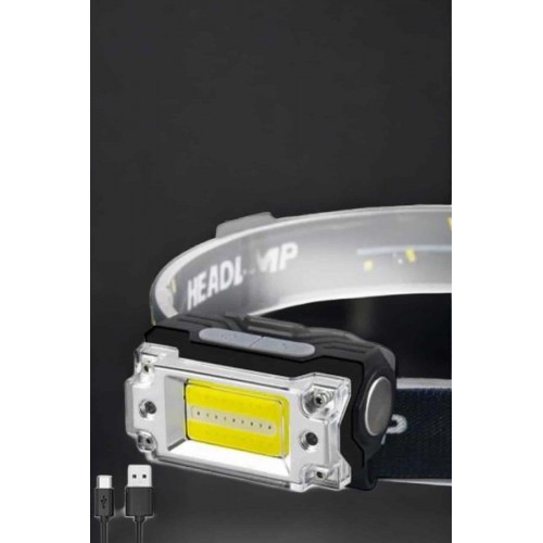 Kafa Lambası Led Fener Pratik Taşınabilir Ayarlanabilir USB Şarjlı