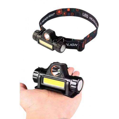 Kafa Lambası Çalışma Işığı Süper Parlak Mıknatıslı Lityum Lion Pilli Kafa Lambası Çalışma Işığı Süper Parlak Mıknatıslı Lityum Lion Pilli