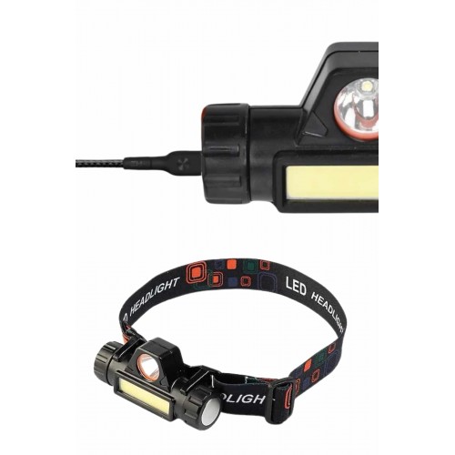 Kafa Lambası Çalışma Işığı Süper Parlak Mıknatıslı Lityum Lion Pilli Kafa Lambası Çalışma Işığı Süper Parlak Mıknatıslı Lityum Lion Pilli