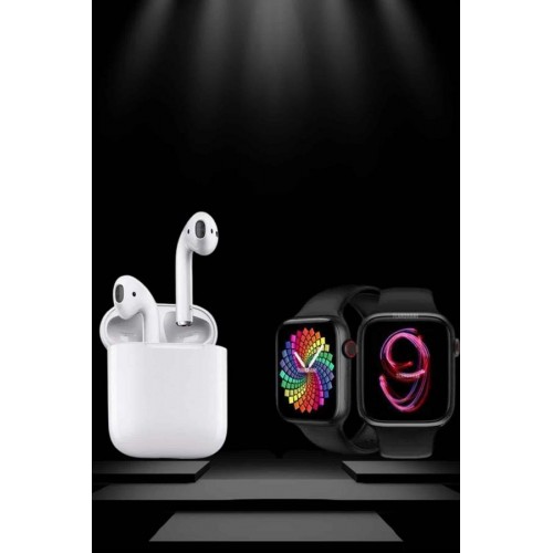 2025 Model Akıllı Saat ve 2.Nesil TWS Bluetooth Kulaklık ANC Özelliği Amoled Ekran