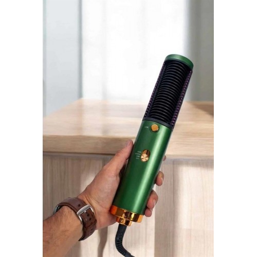 Fön Tarak Saç Düzleştirici Üflemeli Fön Makinesi Sıkı Dişli Taşınabilir