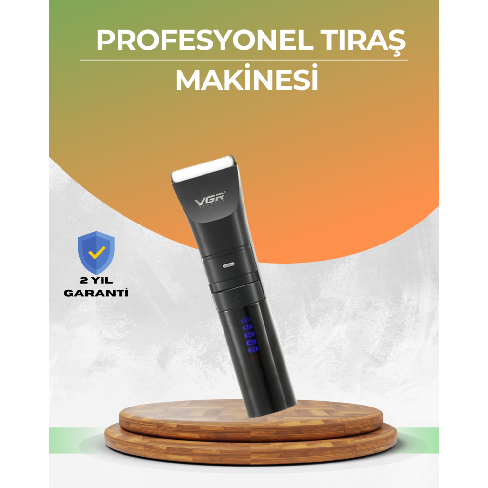 Erkek Saç ve Sakal Kesme Makinesi – Su Geçirmez Sessiz Motorlu