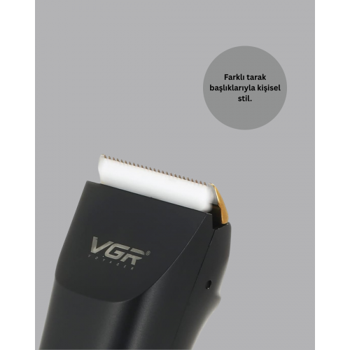 Erkek Saç ve Sakal Kesme Makinesi – Su Geçirmez Sessiz Motorlu