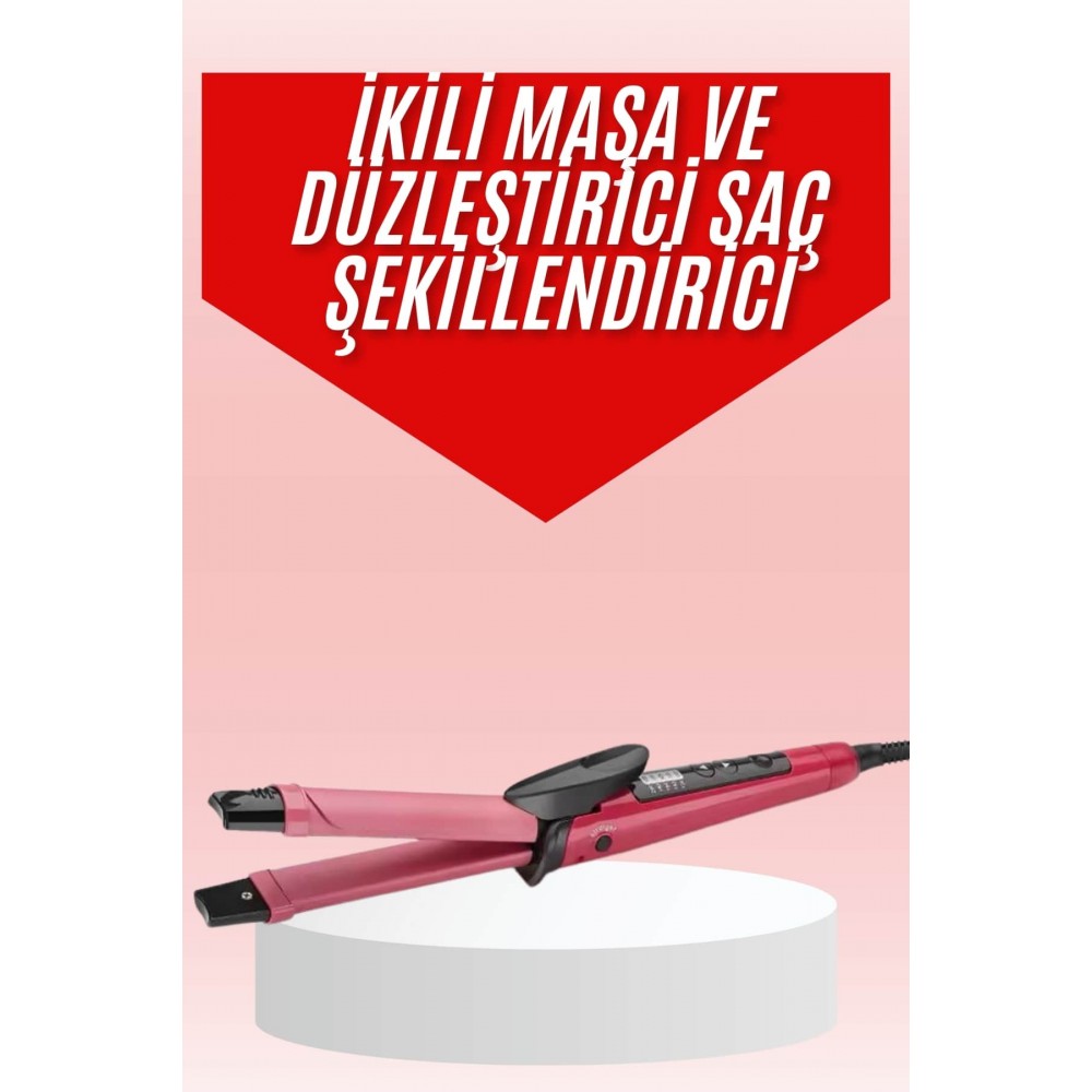 Saç Şekillendirici Düzleştirici ve Maşa Özellikli Şekillendirici Seramik Kaplama