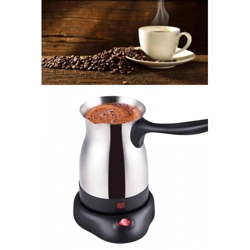 Çelik Kahve Makinesi Cezve 800 Watt Paslanmaz Çelik Türk Kahvesi Makinesi