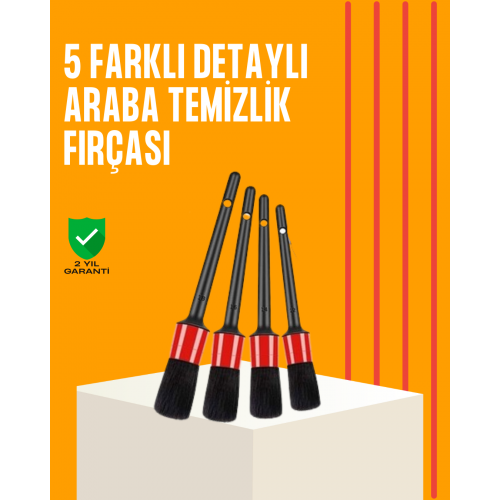 Araba Temizliği İçin 5 Parça Fırça Takımı