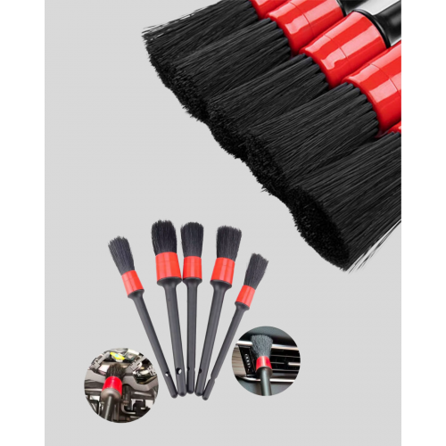 Araba Temizliği İçin 5 Parça Fırça Takımı Araba Temizliği İçin 5 Parça Fırça Takımı