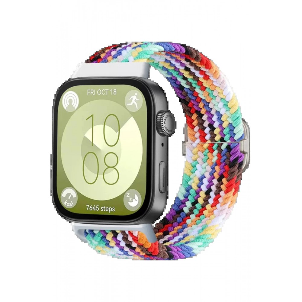 Huawei Fit 4 Star Kordon - Gökkuşağı 2-(5796)