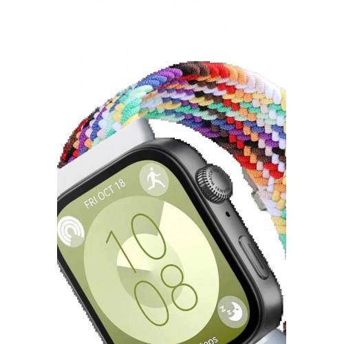 Huawei Fit 4 Star Kordon - Gökkuşağı 2-(5796)