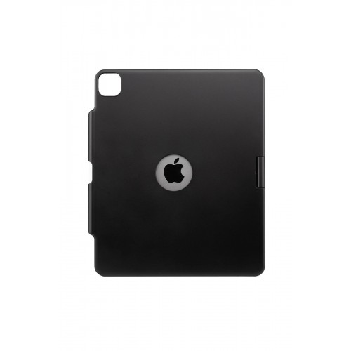 iPad Pro 12.9 (2021) Kılıf Magic Dönen Klavyeli Tablet Kılıf - Siyah-(5796)