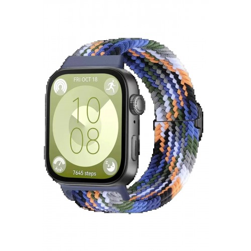 Huawei Fit 4 Star Kordon - Gökkuşağı 3-(5796)