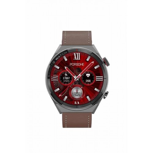 Akıllı Saat Çelik Kordon Çağrı Cevaplama Amoled Ekran Titreşimli Uyku ve Sağlık Takibi