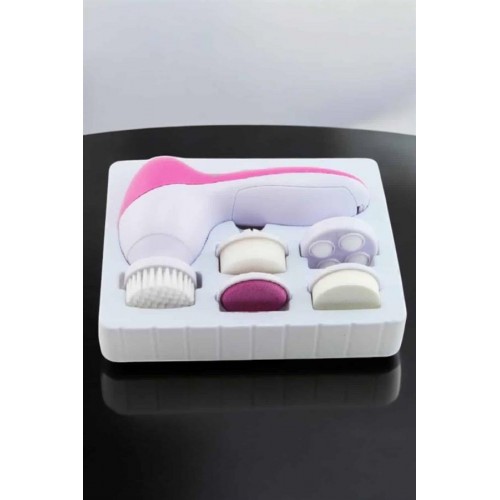 Taşınabilir Yüz Temizleme Cihazı Masaj Peeling Temizlik 5 Başlıklı