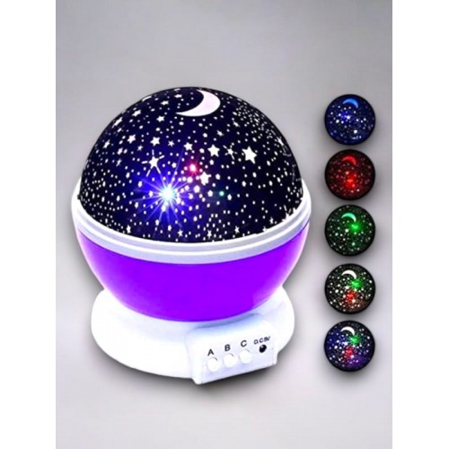 Yıldızlı Gökyüzü Efektli Projektörlü Masa ve Gece Lambası