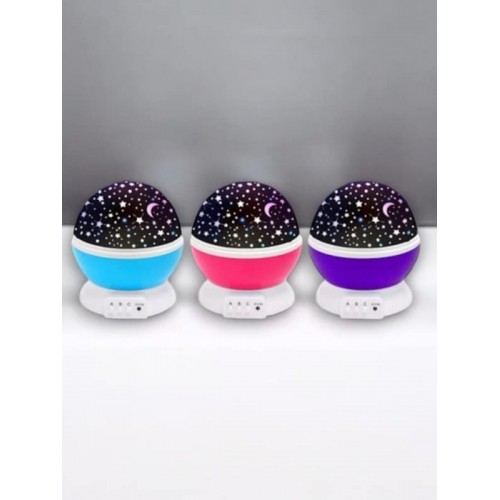 Yıldızlı Gökyüzü Efektli Projektörlü Masa ve Gece Lambası