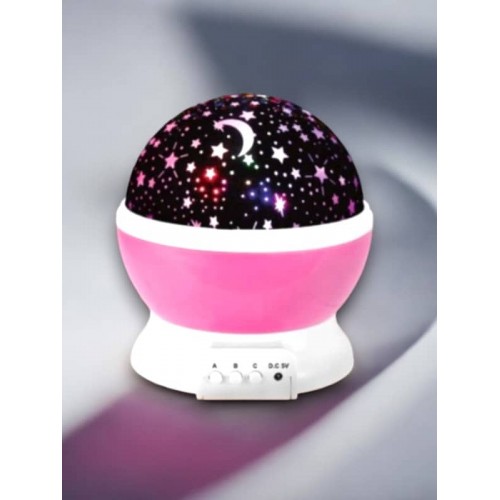 Yıldızlı Gökyüzü Efektli Projektörlü Masa ve Gece Lambası