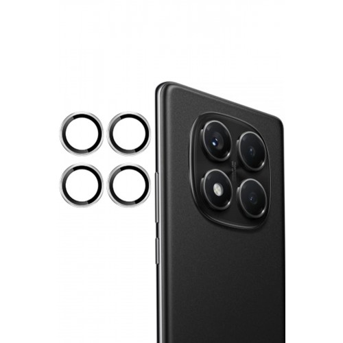 Xiaomi Redmi Note 14 Pro 4G PVD Metal Kamera Lens - Gümüş-(5796)