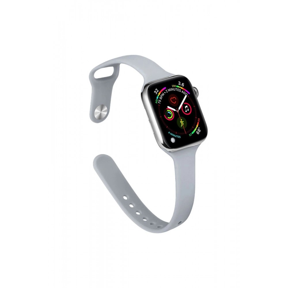 Apple Watch 38mm Klasik Kordon - Açık Gri-(5796)