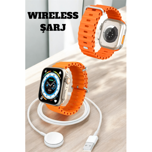 Kablosuz Şarjlı Çağrı ve Müzik Kontrolü Sağlayan Akıllı Saat