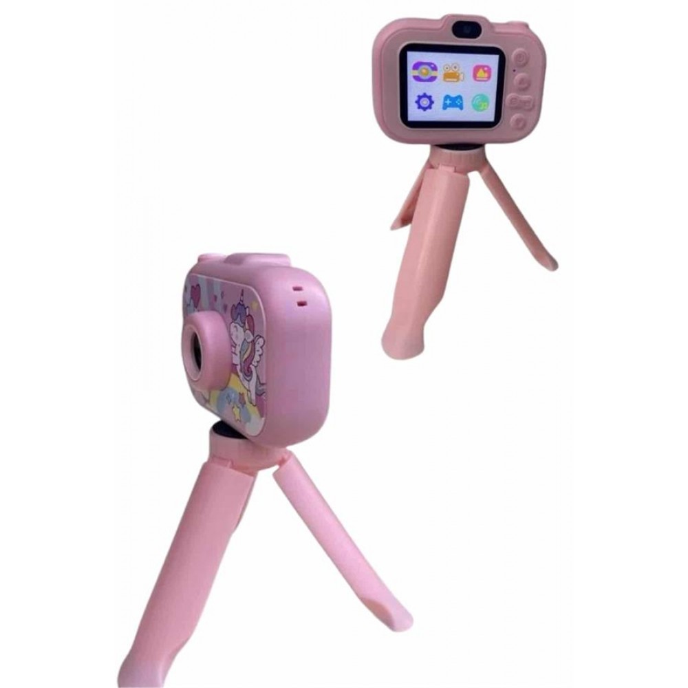 Çocuk Için Eğitici Video Kamera Ayaklı Mini Fotoğraf Makinesi