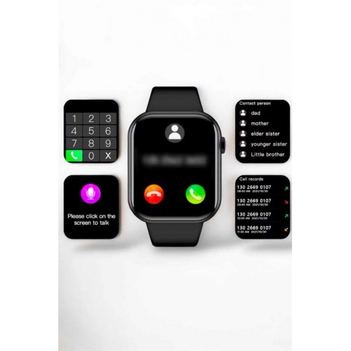 Akıllı Saat Arama Cevaplayan Dokunmatik Ekran Bleutooth Bağlantılı