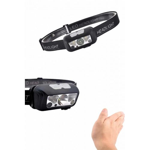 Kamp Lambası Kafa Feneri Kafa Lambası Ayarlanabilir Sensörlü Şarjlı Kamp Lambası Kafa Feneri Kafa Lambası Ayarlanabilir Sensörlü Şarjlı