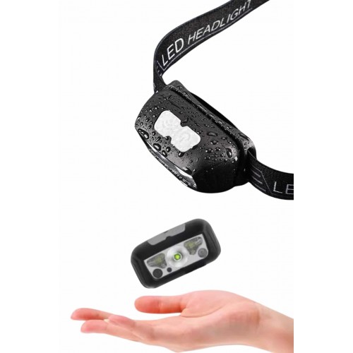 Kamp Lambası Kafa Feneri Kafa Lambası Ayarlanabilir Sensörlü Şarjlı Kamp Lambası Kafa Feneri Kafa Lambası Ayarlanabilir Sensörlü Şarjlı