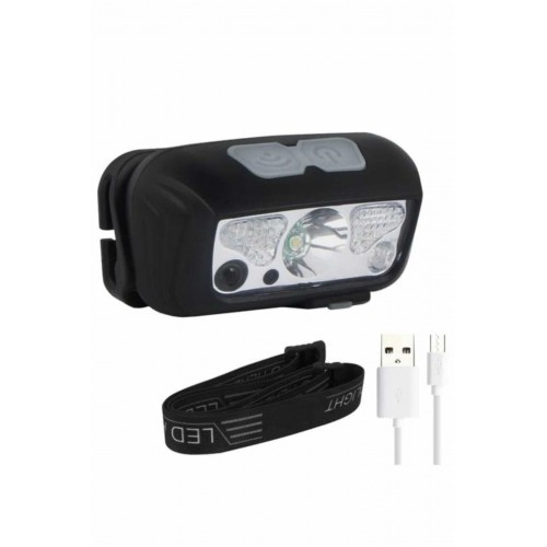 Kamp Lambası Kafa Feneri Kafa Lambası Ayarlanabilir Sensörlü Şarjlı Kamp Lambası Kafa Feneri Kafa Lambası Ayarlanabilir Sensörlü Şarjlı