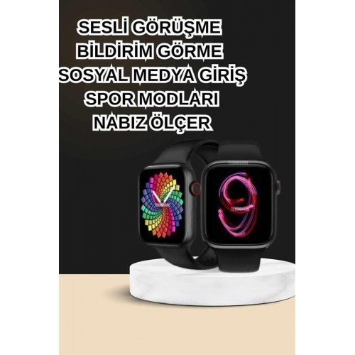 Dokunmatik Akıllı Saat Yeni Nesil Kulaklık Kampanyası ANC Özelliği Yüksek Ses Kaliteli