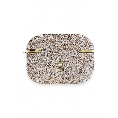 Airpods Pro 2 (2.nesil) Luz Taşlı Kılıf - Pembe-(5796)