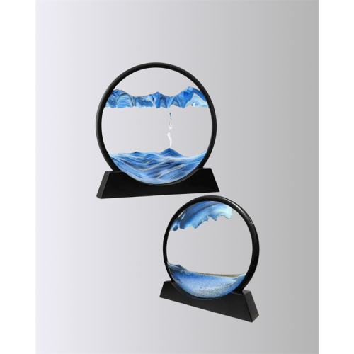 Zihin Açıcı Kum Manzarası – 3D Dinamik Kum Tablosu Dekoratif Dönüştükçe Yenilenen Sakinleştirici Sanat Eseri