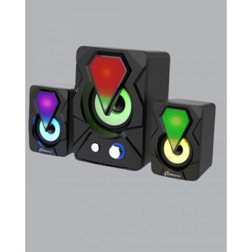 USB Bağlantılı RGB 2.1 Hoparlör Seti Derin Bas ve Renkli Işık USB Bağlantılı RGB 2.1 Hoparlör Seti Derin Bas ve Renkli Işık