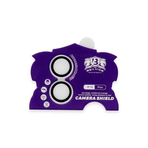 iPhone 16 Bilvis Titan Kamera Lens - Gümüş-(5796)