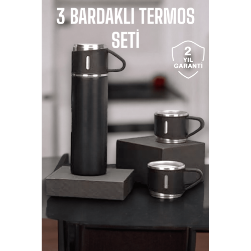 500 ml Kapasiteli Taşınabilir Basınçlı Termos Seti Günlük Kullanım için İdeal