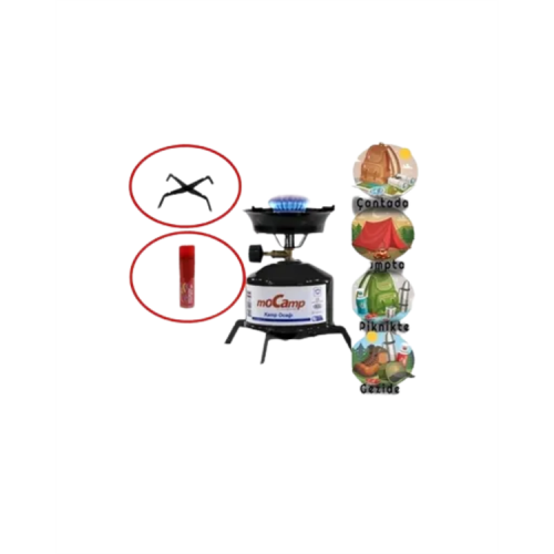 Dayanıklı Paslanmaz ve Yüksek Isı Dayanımlı Kamp Ocağı – Uzun Süreli Kullanım İçin