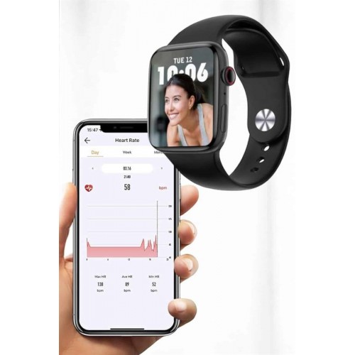 Akıllı Saat Bluetooth Bağlantı ve 24 Saat Sağlık İzleme GPS Arama Cevaplama