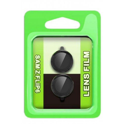 Samsung Galaxy Z Flip 6 Raze Metal Kamera Lens - Siyah-(5796)