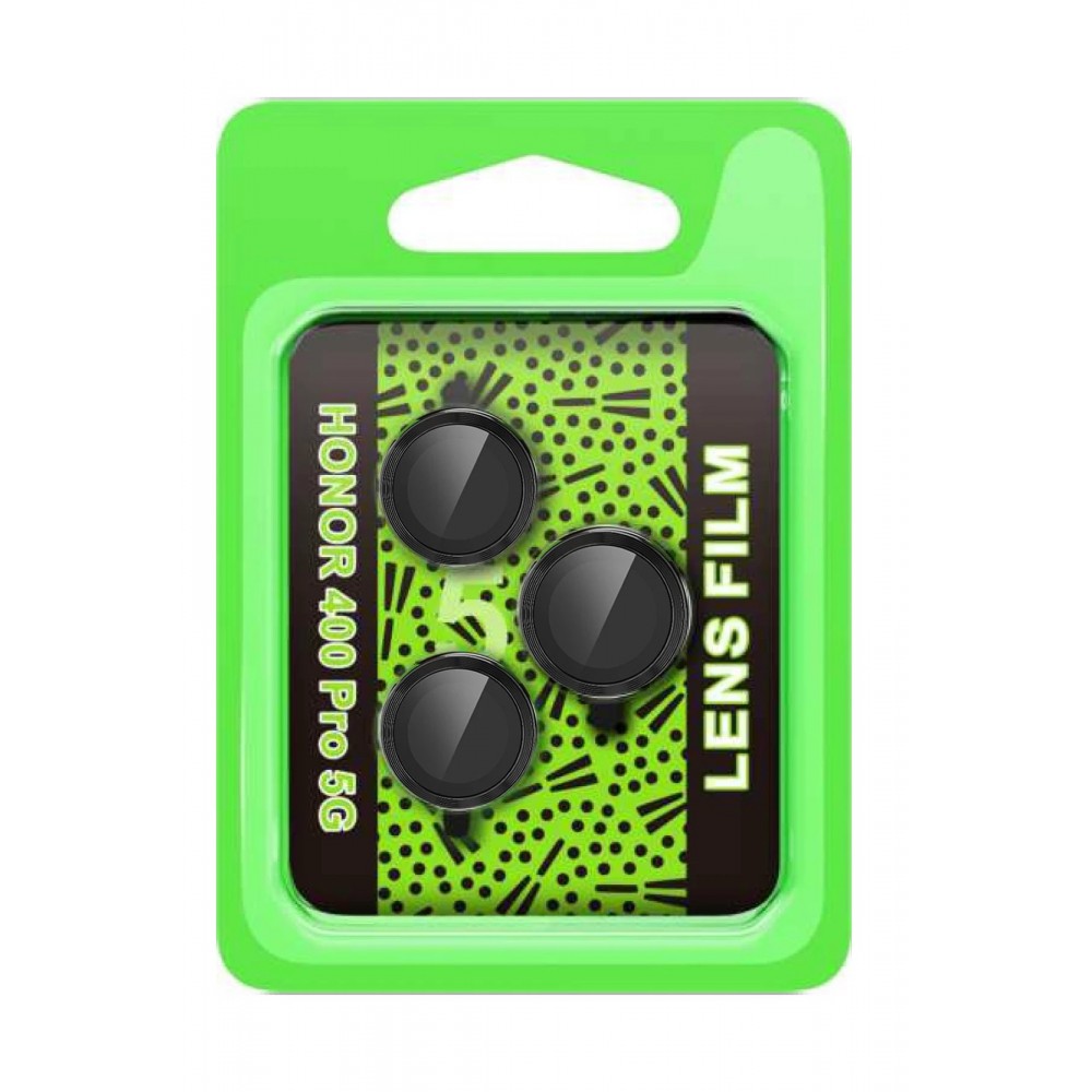 Huawei Honor 400 Pro 5G Raze Metal Kamera Lens - Siyah-(5796)