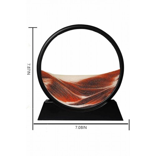 3D Led Işıklı Kum Saati Gece Lambası Hareketli Sulu Kum Saati Dekoratif 3D Led Işıklı Kum Saati Gece Lambası Hareketli Sulu Kum Saati Dekoratif