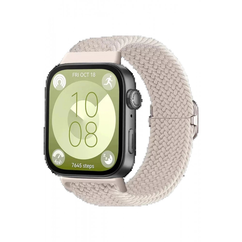 Huawei Fit 4 Star Kordon - Bej-(5796)