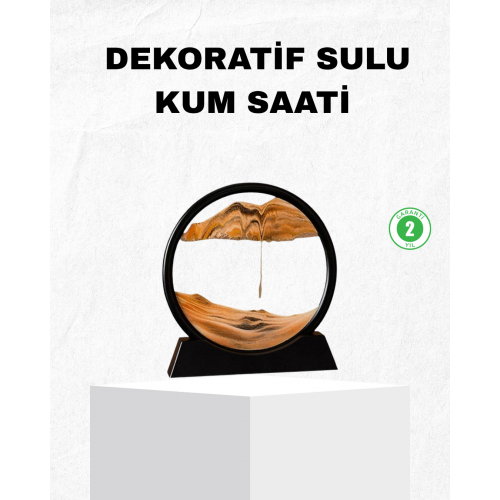 Dekoratif Kum Saati – Şık Masa Üstü Aksesuar Dayanıklı Malzeme Modern ve Klasik Tasarım