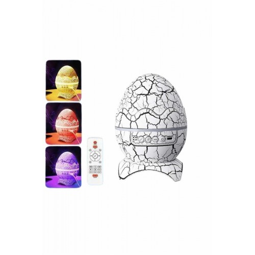 Dinozor Yumurtası Gece Masa Lambası Bluetooth Hoparlör 14 Renk Seçeneği Dinozor Yumurtası Gece Masa Lambası Bluetooth Hoparlör 14 Renk Seçeneği