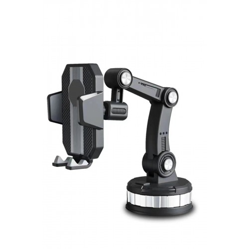 Vlike V13 Vantuzlu 360 Derece Ayarlanabilir Araç Tutucu - Siyah-(5796)