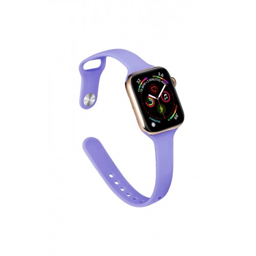 Apple Watch 42mm Klasik Kordon - Mor-(5796)